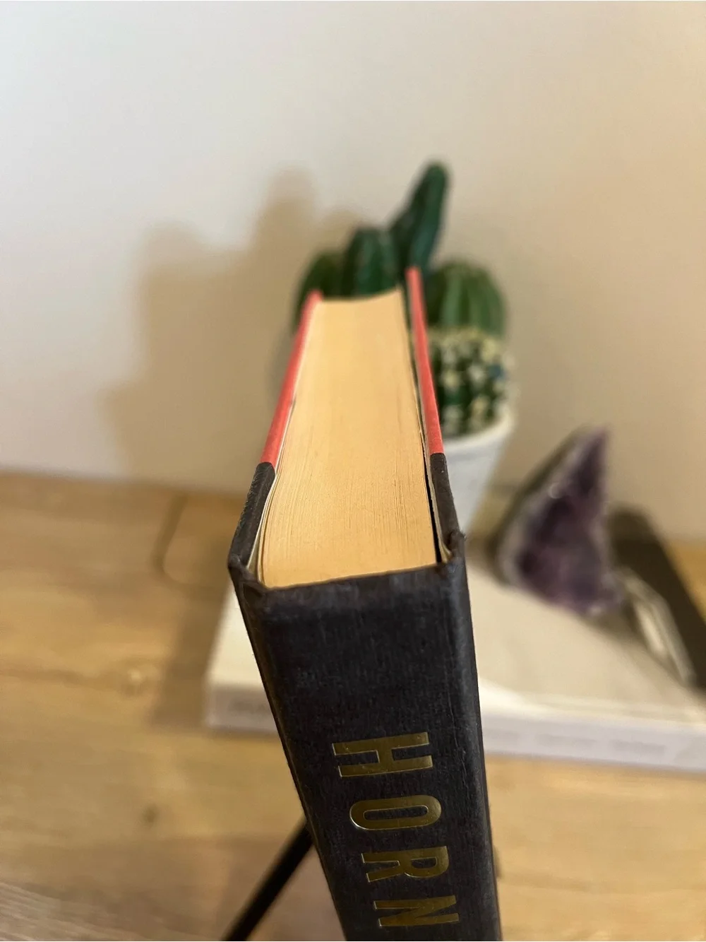 Horns Joe Hill Hardcover Book 2010 First Edition Horror Thriller Split Hinge